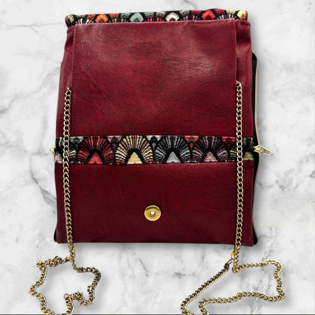 Bag Jane (big), vegan, artificial leather, 4 in 1 - La Moda Me