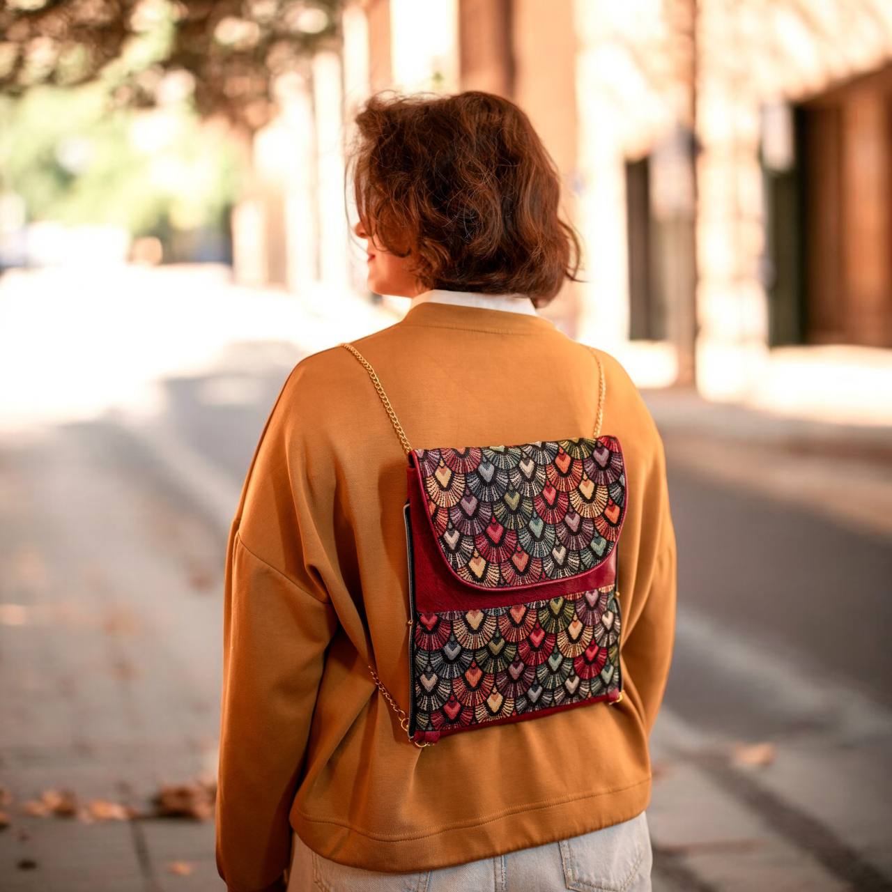 Bag Jane (big), vegan, artificial leather, 4 in 1 - La Moda Me