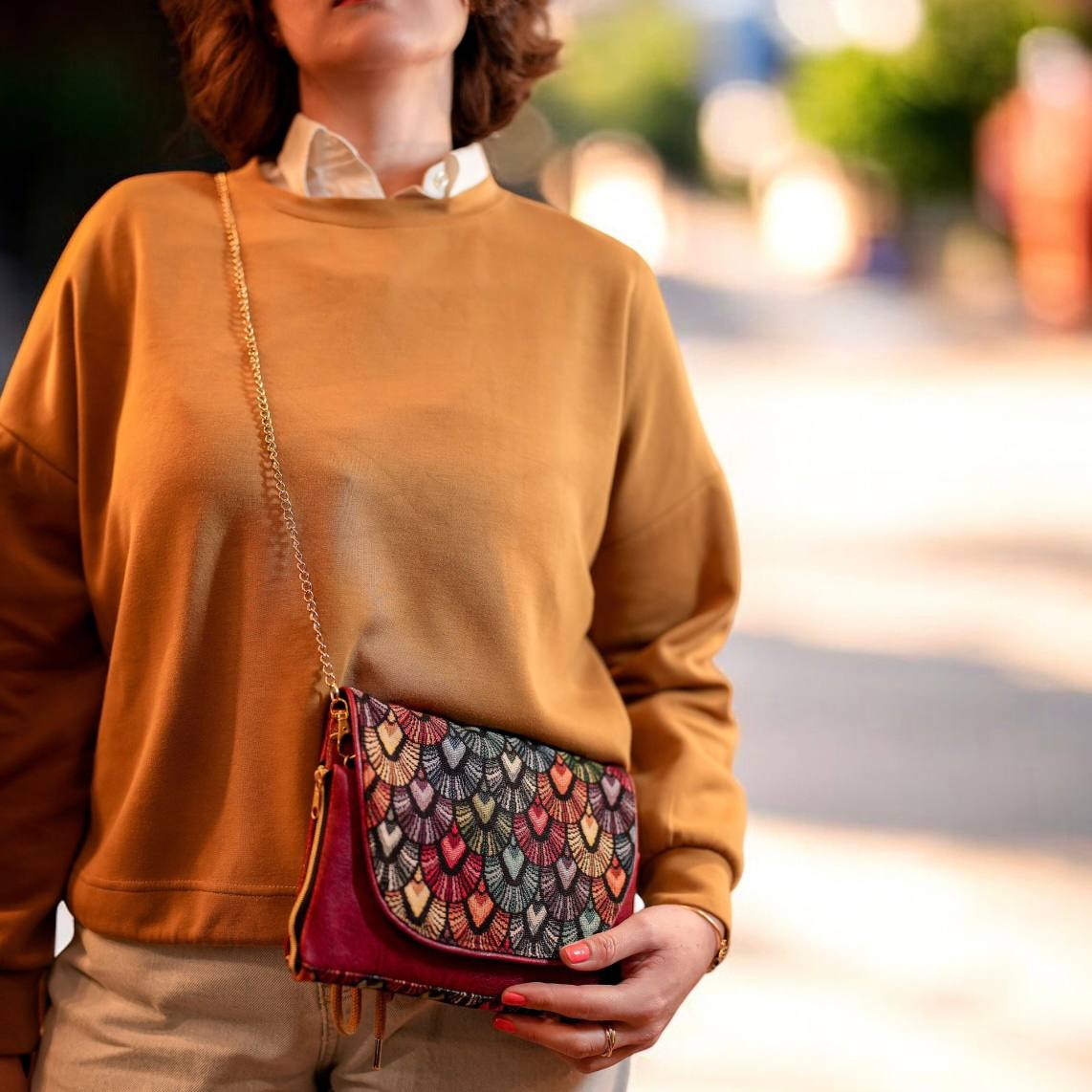 Bag Jane (big), vegan, artificial leather, 4 in 1 - La Moda Me