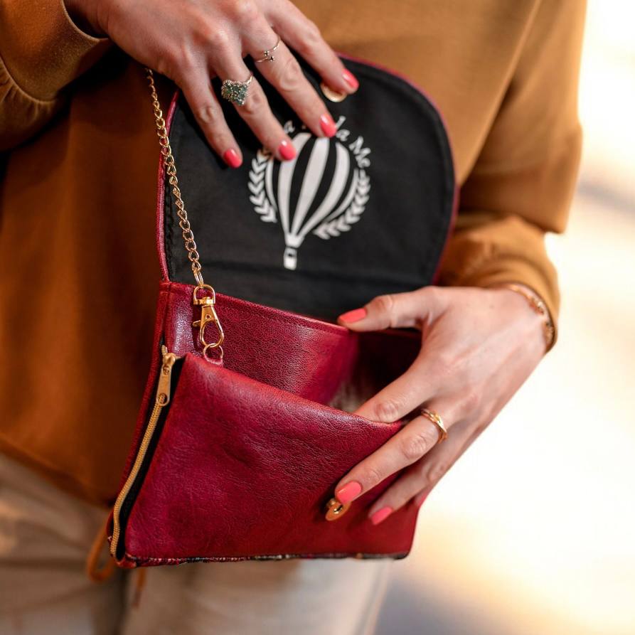 Bag Jane (big), vegan, artificial leather, 4 in 1 - La Moda Me