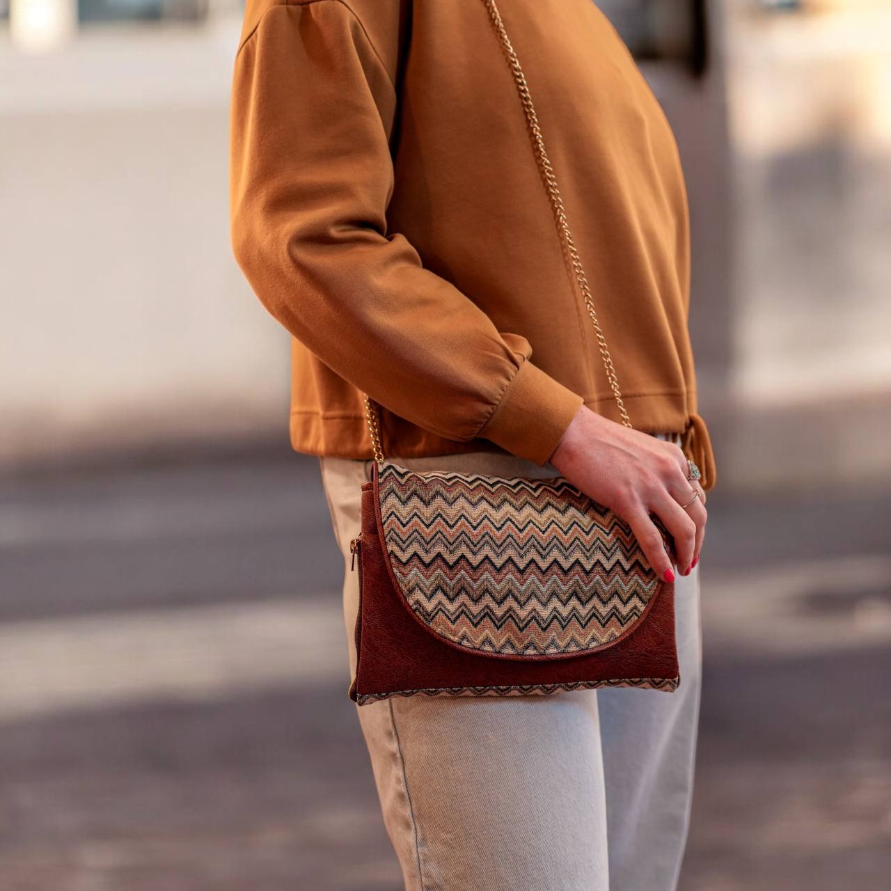 Bag Jane (big), vegan, artificial leather, 4 in 1 - La Moda Me