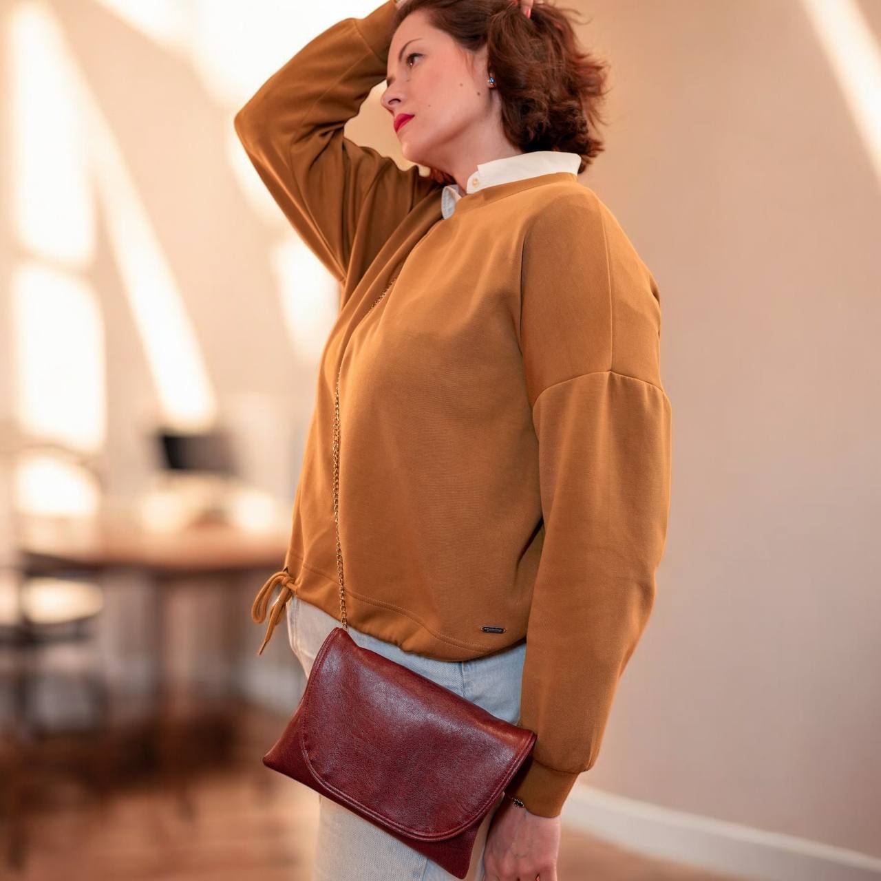 Bag Jane (small), vegan, artificial leather, 3 in 1 - La Moda Me