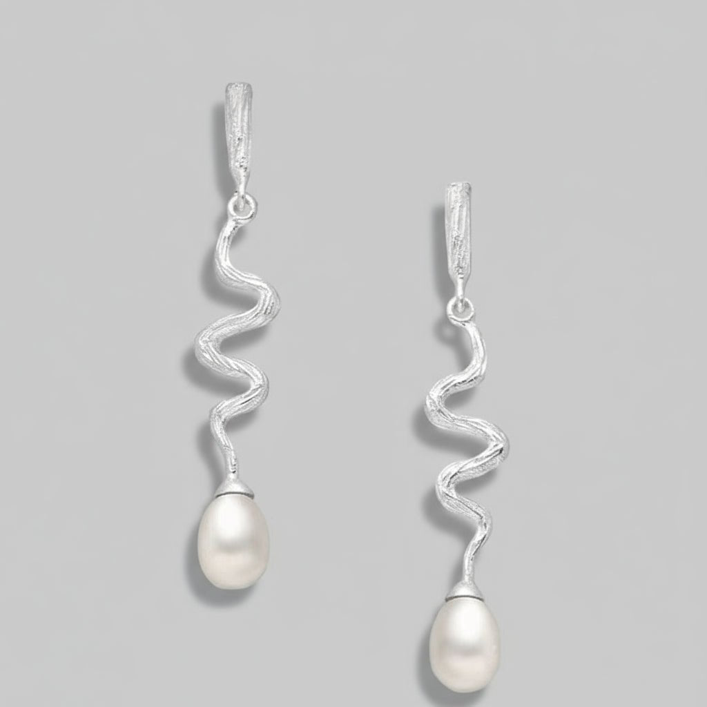 Earrings Wave - La Moda Me