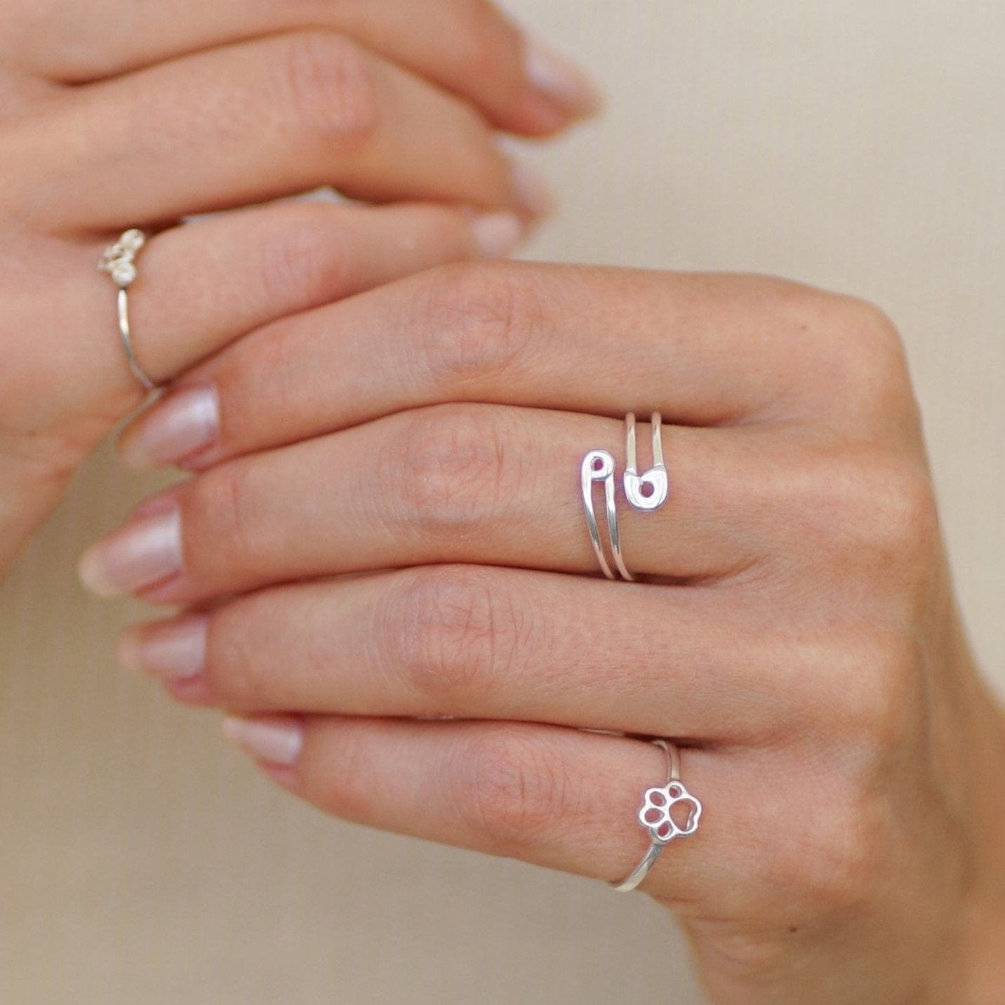 Ring Paper clip - La Moda Me