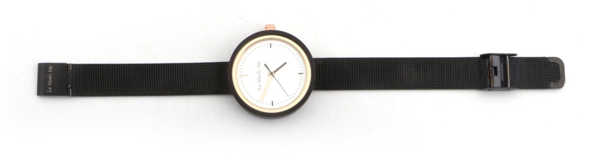 Watch Lumin ron, black, elegant, minimalistic - La Moda Me