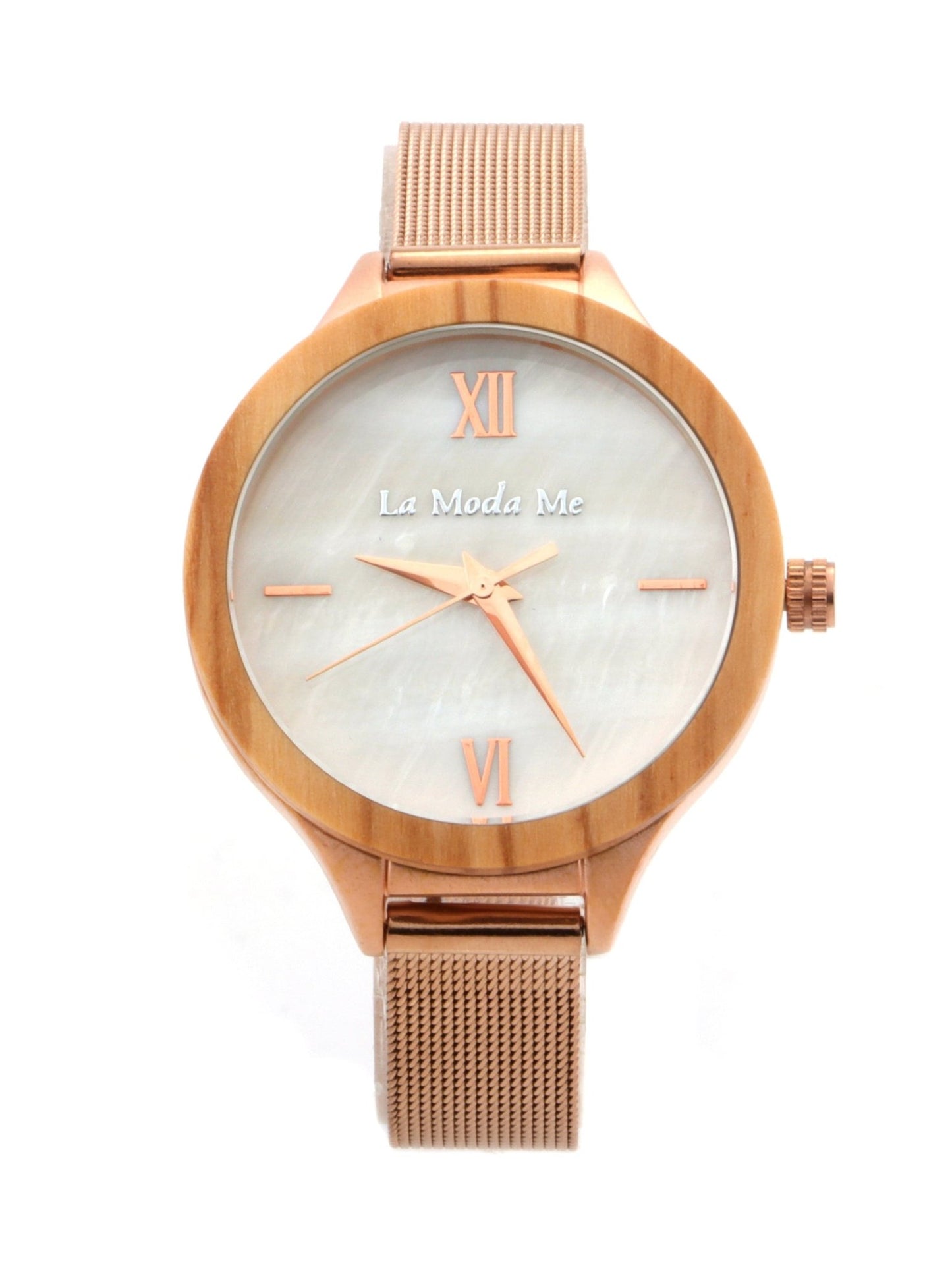 Watch Olivewood Grace, elegant, feminin, rosegold, classy look - La Moda Me