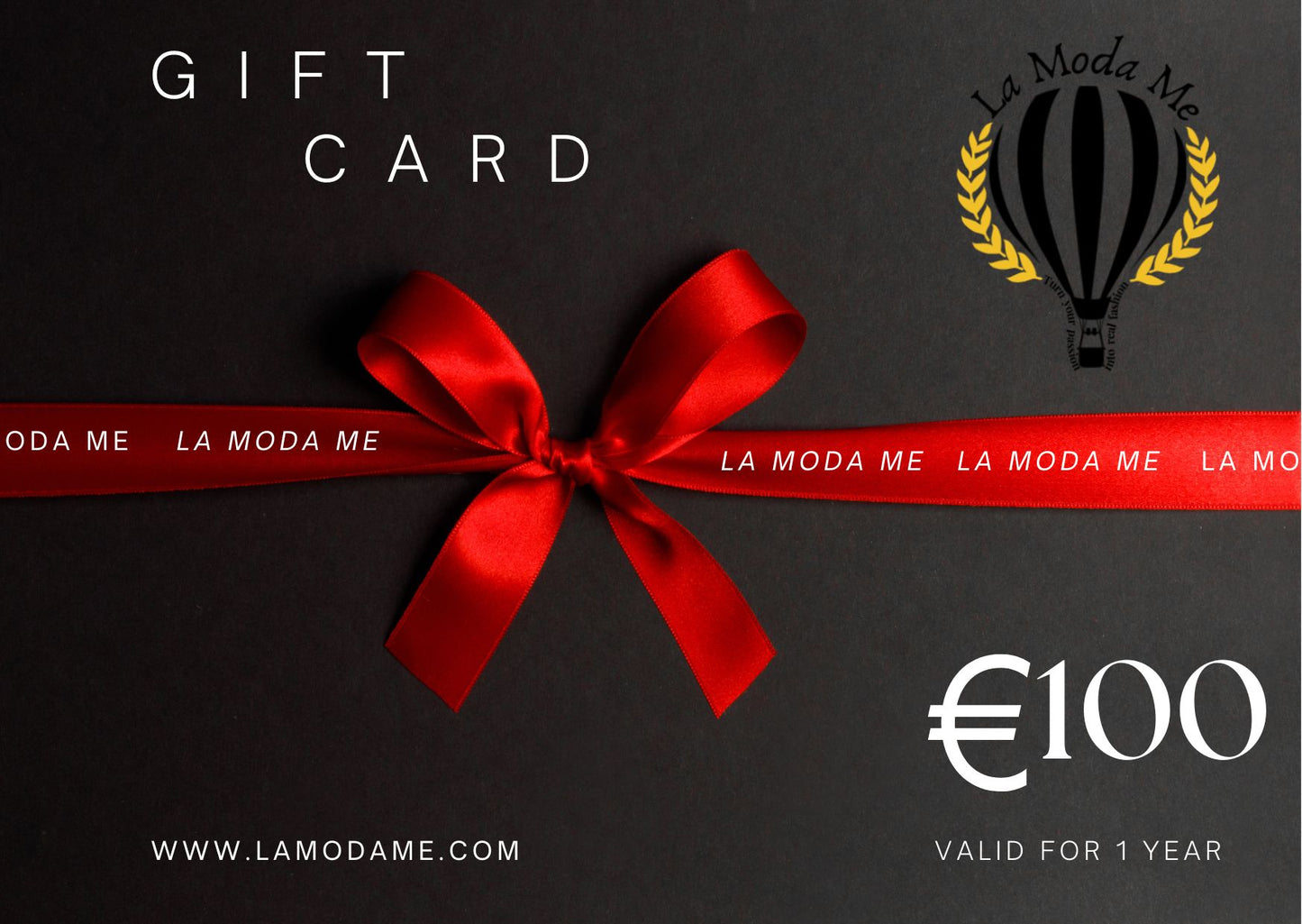 La Moda Me love card