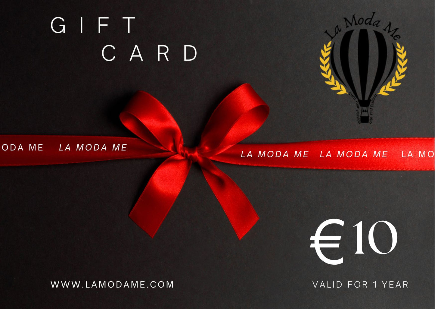 La Moda Me love card