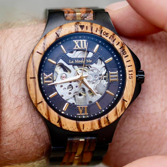 Watch Notterdam, actomatic, zebrawood