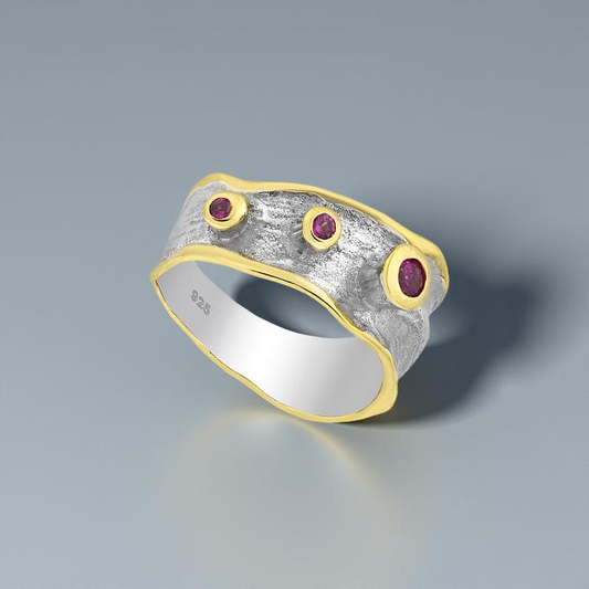 Old money, luxury jewelry, silver ring