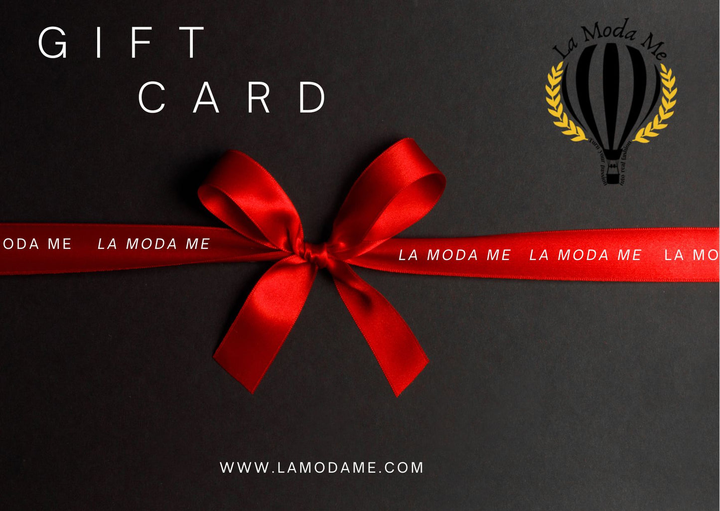 La Moda Me love card