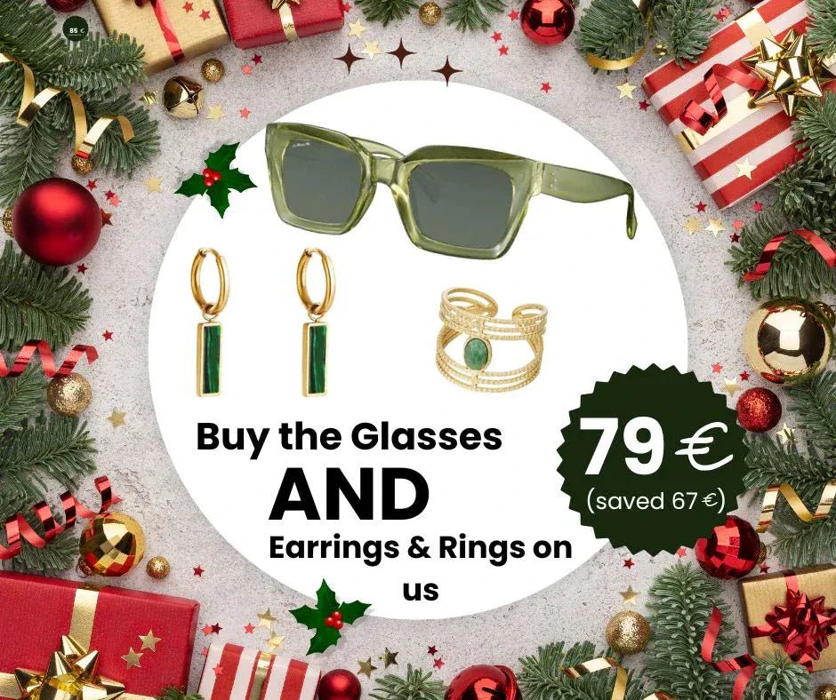 3 - Piece Jewelry & Sunglasses Bundle – Was 149€, Now 79€ - La Moda Me