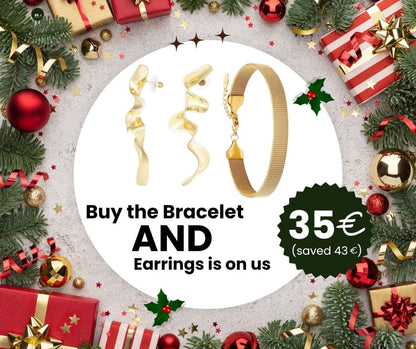 Bracelet Sandra + Free Earrings – Limited Bundle - La Moda Me