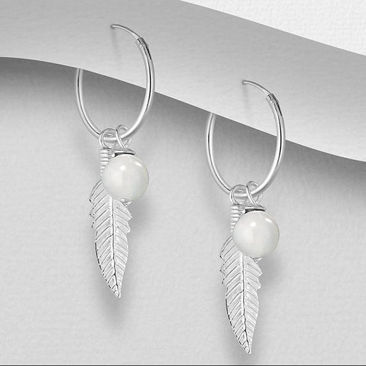 Earrings Feather - La Moda Me