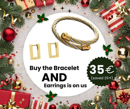 FREE Gift with Purchase – Palmira Bracelet + Terry Earrings - La Moda Me