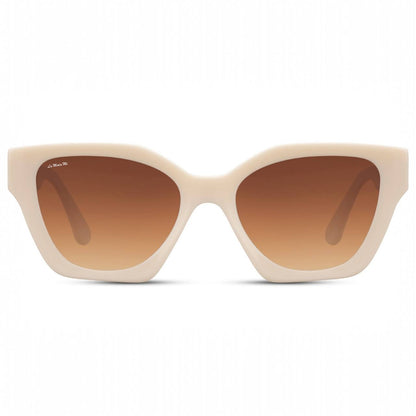La Moda Me Sunglasses Milky White Velore