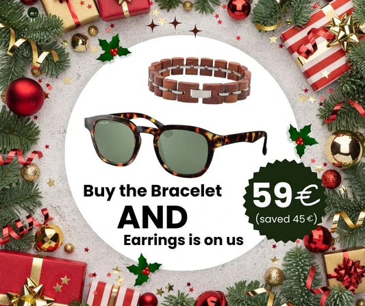 Sunglasses Zoe + Free Bracelet Lignum – Limited Bundle - La Moda Me