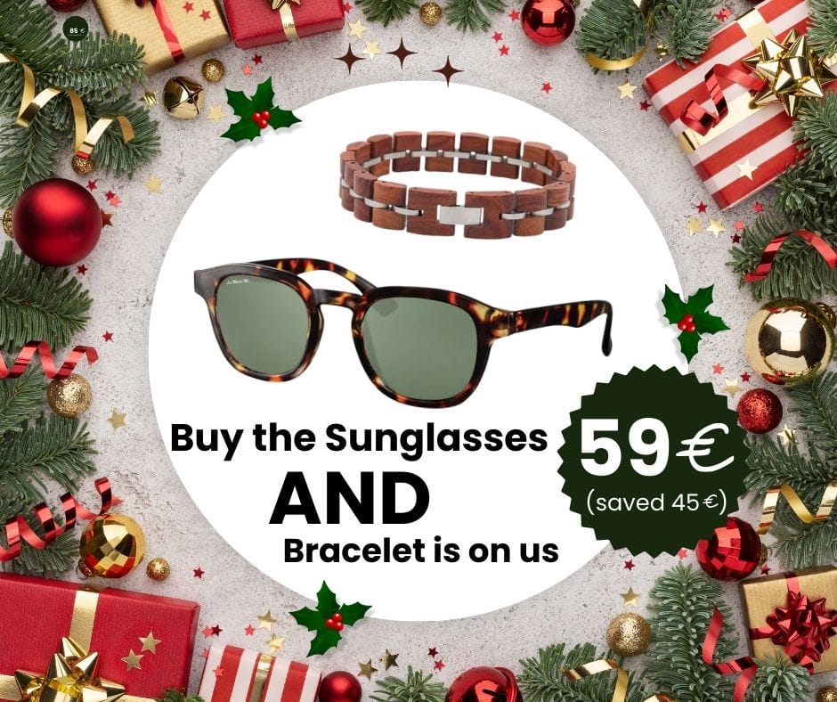 Sunglasses Zoe + Free Bracelet Lignum – Limited Bundle - La Moda Me
