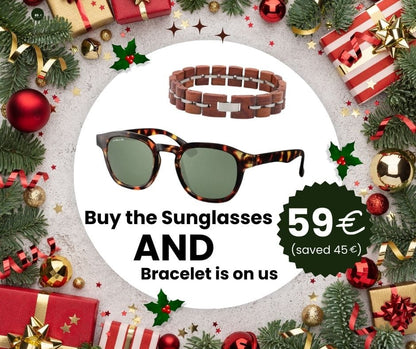 Sunglasses Zoe + Free Bracelet Lignum – Limited Bundle - La Moda Me