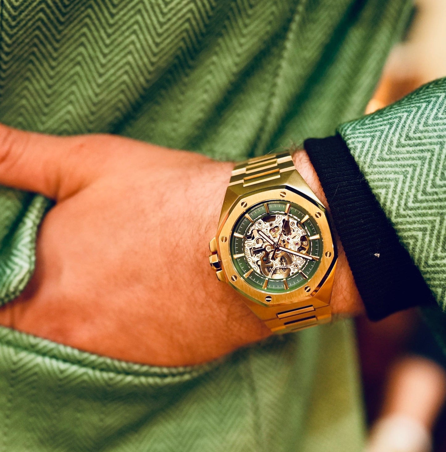 La Moda Me Watches Space Mission Green 8