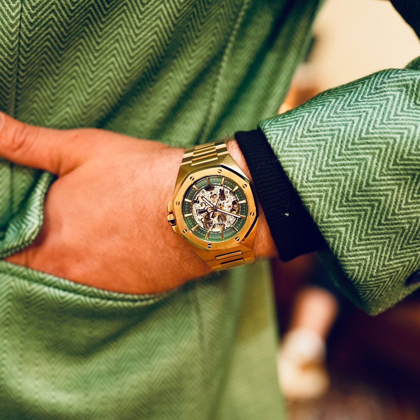 La Moda Me Watches Space Mission Green 8