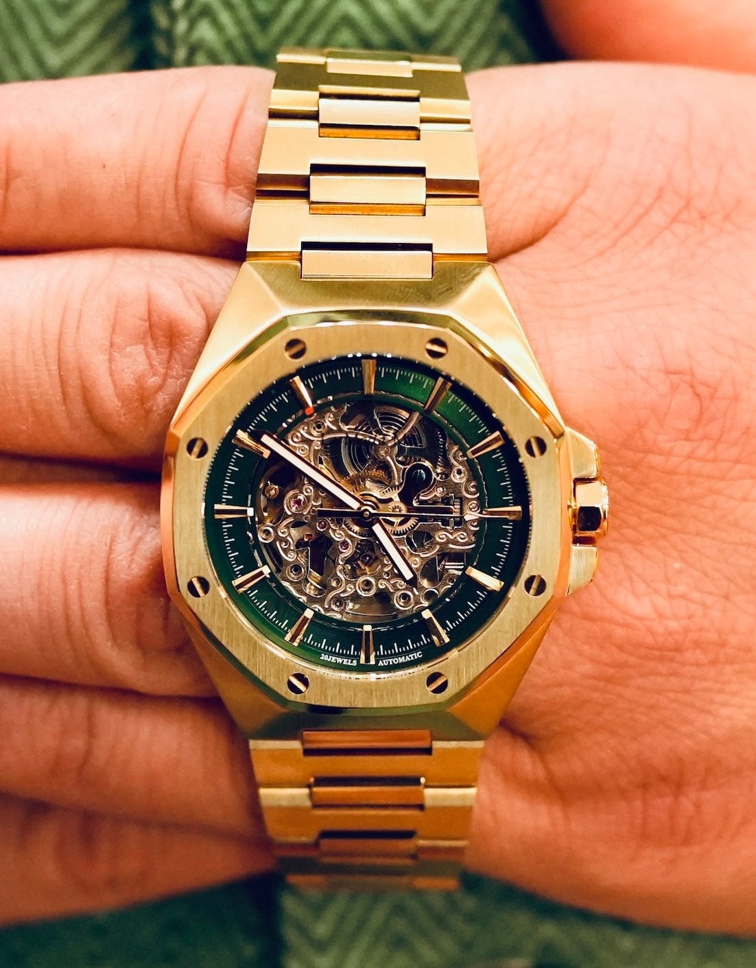 La Moda Me Watches Space Mission Green 8