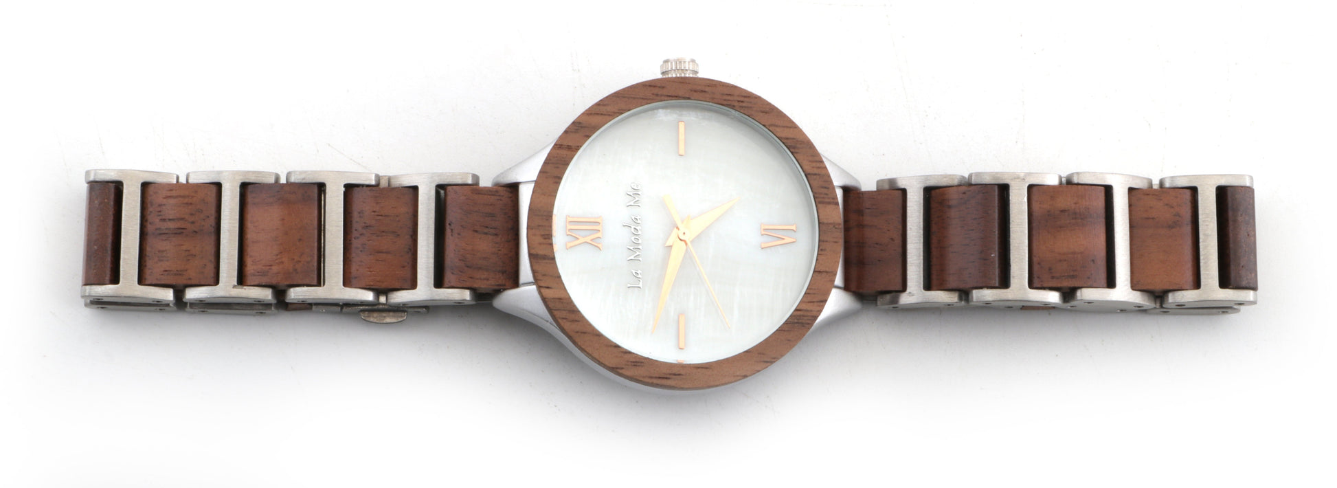 La Moda Me Watches Watch Vita, elegant, walnut and alloy, feminin