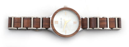 La Moda Me Watches Watch Vita, elegant, walnut and alloy, feminin
